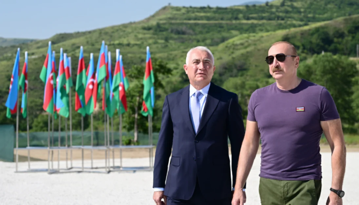 Laçında Hoçaz çayının üzərində yerləşən su elektrik stansiyalarının açılışı olub