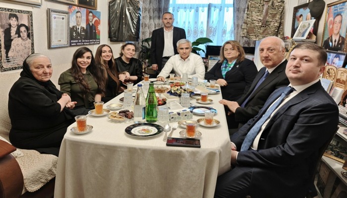 Leyla Əliyeva və Arzu Əliyeva Polad Həşimovun evində olublar
