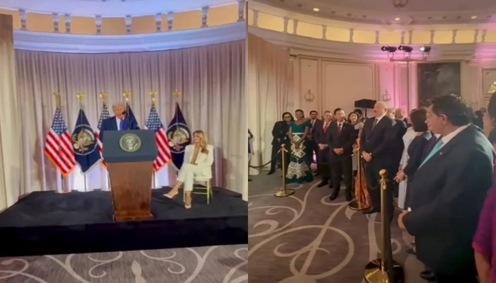 Mehriban Əliyeva İlham Əliyev və Donald Tramp arasında səmimi dialoqun görüntülərini paylaşdı