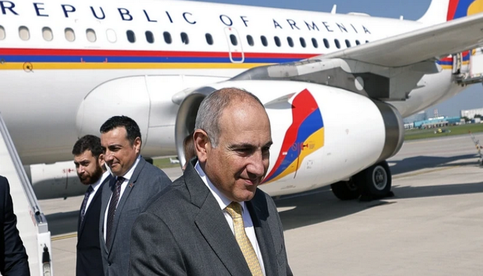 Paşinyanın təyyarəsi ilk dəfə Azərbaycanın hava məkanından keçib