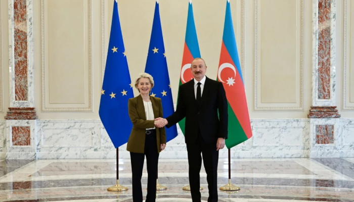 Prezident İlham Əliyevin Avropa Komissiyasının Prezidenti Ursula fon der Lyayenlə təkbətək görüşü olub