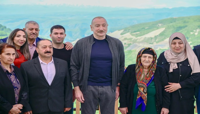 Prezident İlham Əliyevin sosial şəbəkə hesablarında Şuşaya səfərlə bağlı videoçarx paylaşılıb