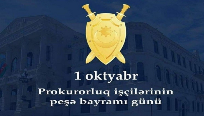 Prokurorluq əməkdaşları peşə bayramlarını yüksək əhvali-ruhiyyə ilə qeyd edirlər