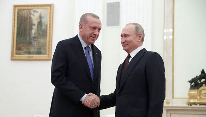 Putin Ərdoğanla Liviya və Suriyadakı vəziyyəti müzakirə etdi