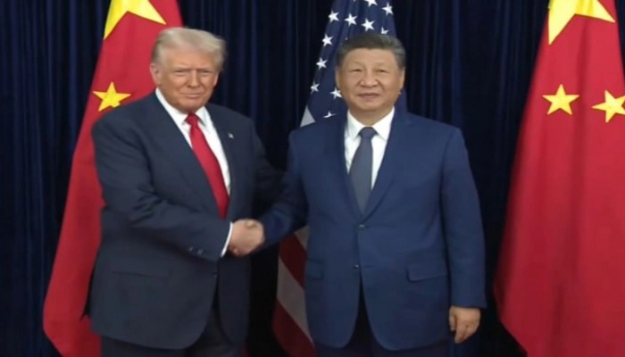 Trampla Çin lideri arasında görüş 2 saata yaxın davam edib