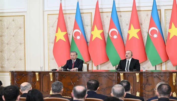 Vyetnam Kommunist Partiyasının Baş katibi Birgə Bəyanatda əks olunan müddəaların icrası üçün beş məsələ təklif edib