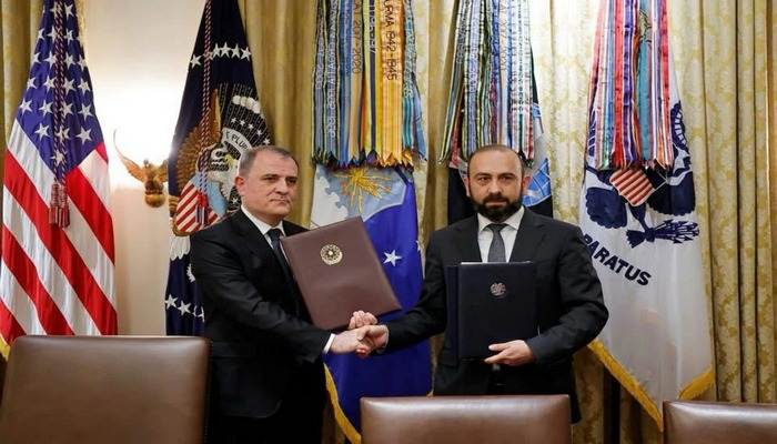 XİN Azərbaycan və Ermənistan arasında paraflanmış sülh sazişinin TAM MƏTNİNİ yayıb