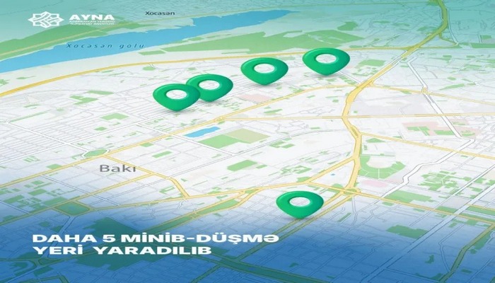 Yasamal rayonunda 5 ünvanda minib-düşmə yeri yaradıldı