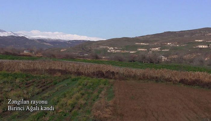 Zəngilan rayonunun Birinci Ağalı kəndindən görüntülər